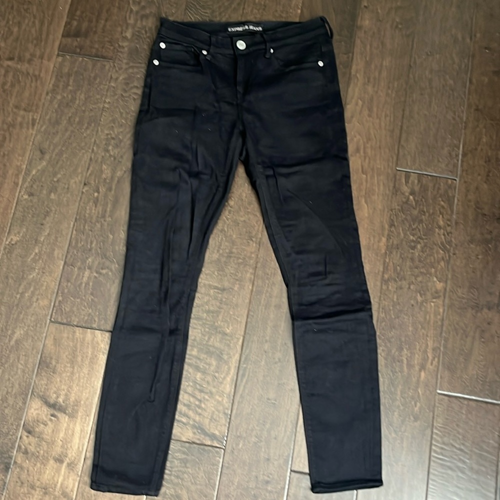 Express Mia Mid Rise Legging Black size 2 regular